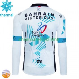 Maillot Cyclisme Hiver Thermal Fleece Bahrain Victorious 2024